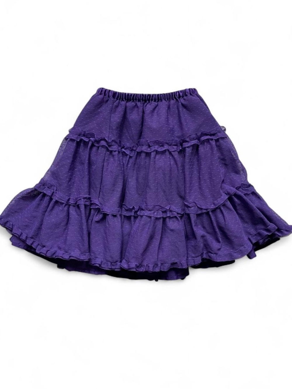 Hanna Andersson Purple Tiered Ruffle Skirt